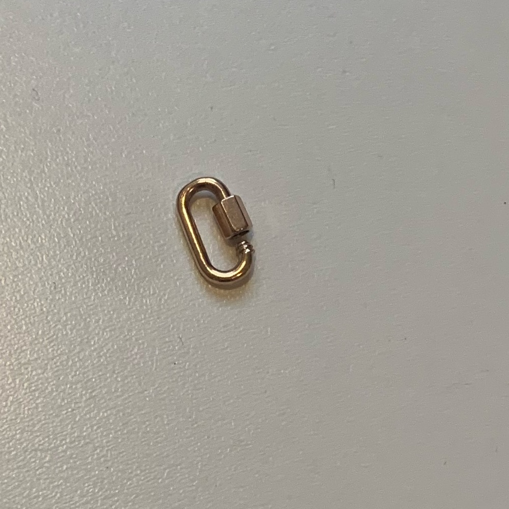Marla Aaron 14k rose gold baby lock